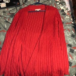 woman within cardigan